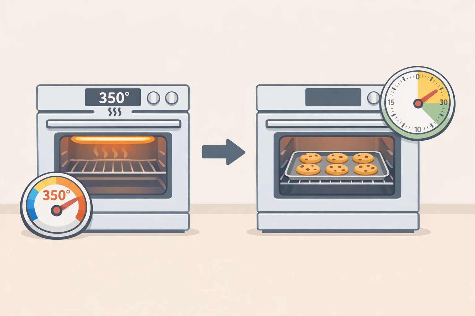 Close-up of an oven dial set to 200°C / 400°F with a timer labeled for a precise 15–18 minute bake for baked caprese chicken