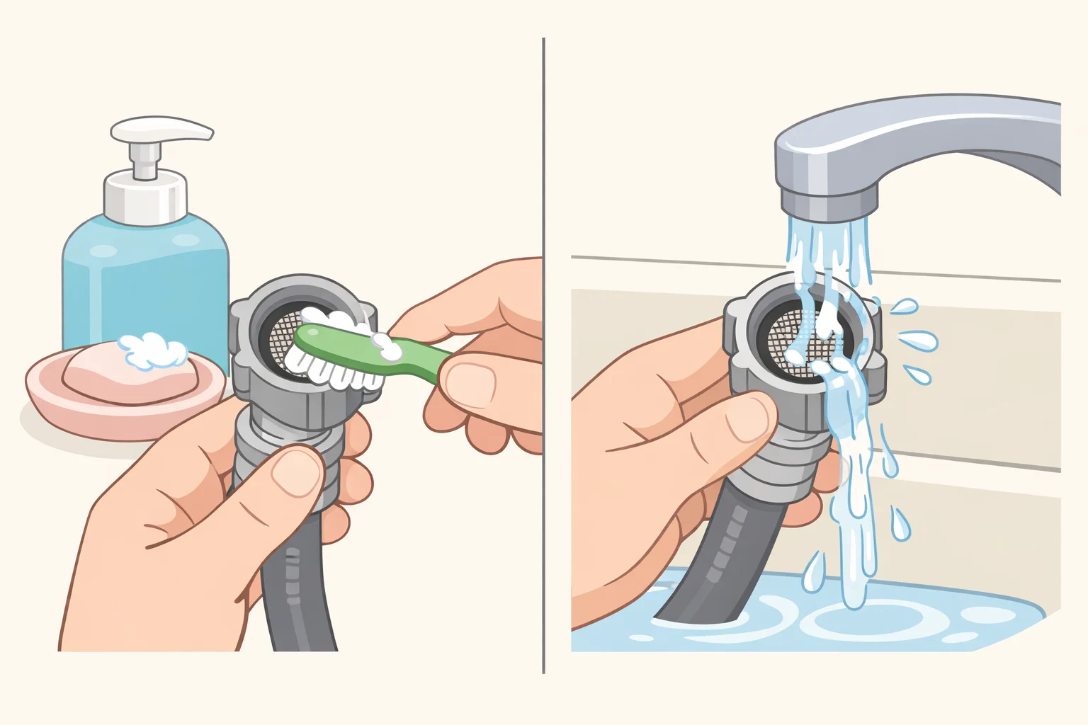 water softener inlet strainer screen removal cleaning process