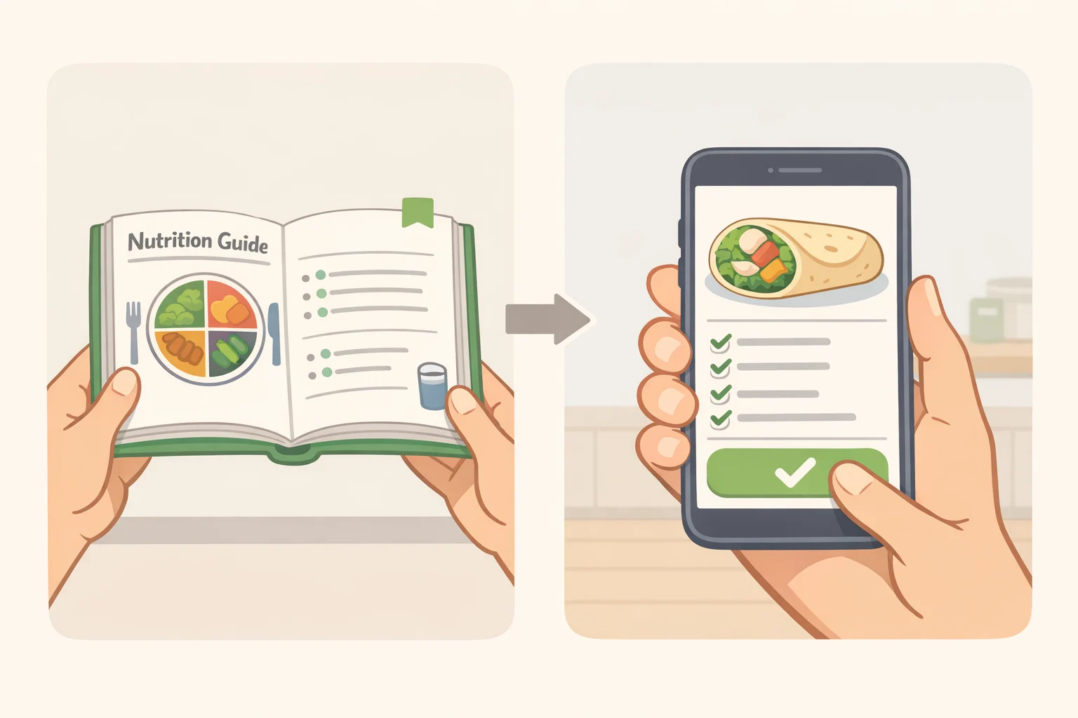 Screenshot-style graphic of the April 2026 Panera Nutrition Guide next to an app confirmation step for Panera secret menu items